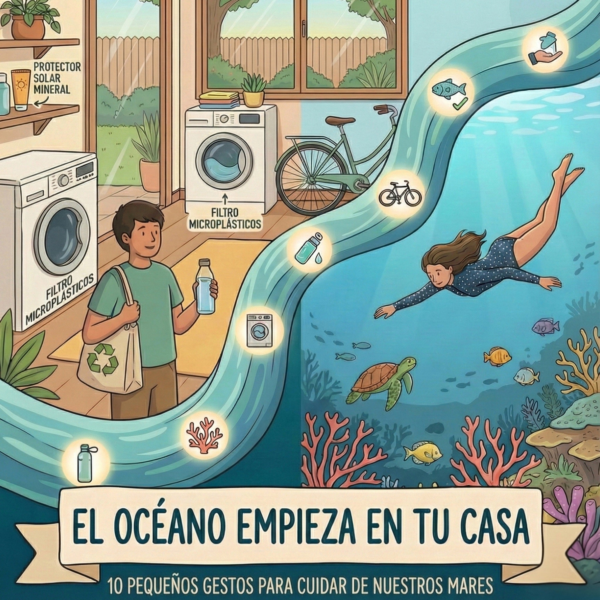 10 pequeños gestos para cuidar nuestros mares